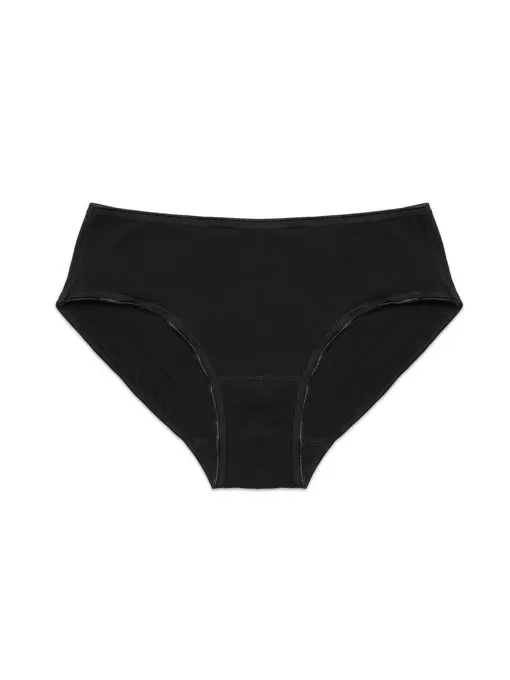 Трусы женские "бикини" средней посадки basic collection lb 2014 (на вешалке) black, 20С-1054ТСП, 90/XS, CONTE ELEGANT,  - 1