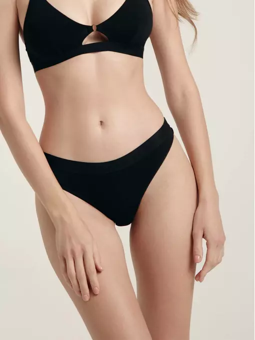 Трусы женские «бразилиана» из бамбука new luxuries lbr 1331 black, 20С-1313ТСП, 90/XS, CONTE ELEGANT,  - 3