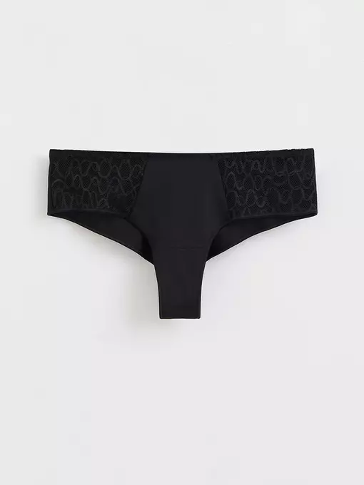 Трусы женские "бриф" с низкой линией талии voile rp1083 черный, 20С-0006КСП, 90/XS, CONTE ELEGANT,  - 4
