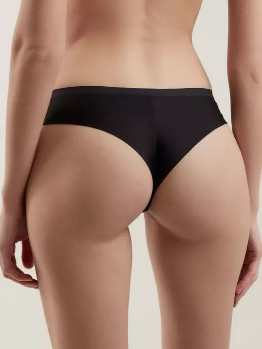 Трусы женские «танга» с низкой линией талии day by day rp6115 черный, 21С-0038КСП, 102/L, CONTE ELEGANT,  - 2