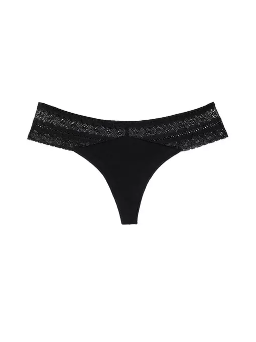 Трусы женские conte "стринг" macramer art lst 776 (в коробке) black, , 94/S, CONTE ELEGANT, - 3