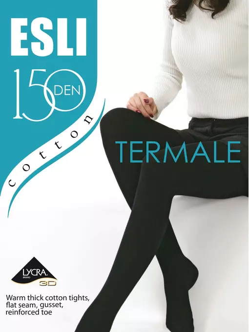 Теплые колготки esli termale 150 den, 15С-48СПЕ/Т, 2, ESLI,  - 1