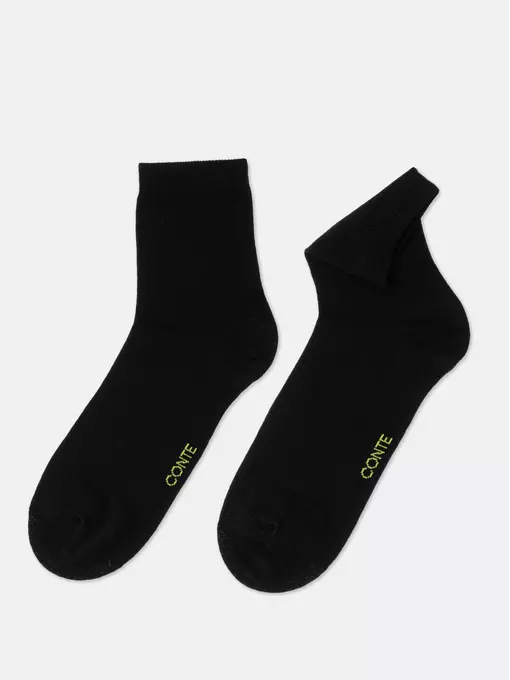 Классические женские носки из органического хлопка biofil® 000 черный, 21С-107СП, 36-37 (23), CONTE ELEGANT,  - 3