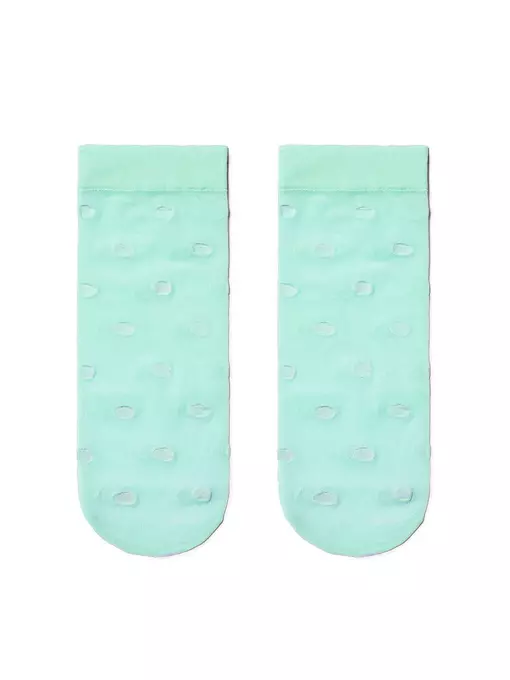 Носки женские в горошек fantasy 16с-124сп turquoise, 16С-124СП, 36-39 (23-25), CONTE ELEGANT,  - 2