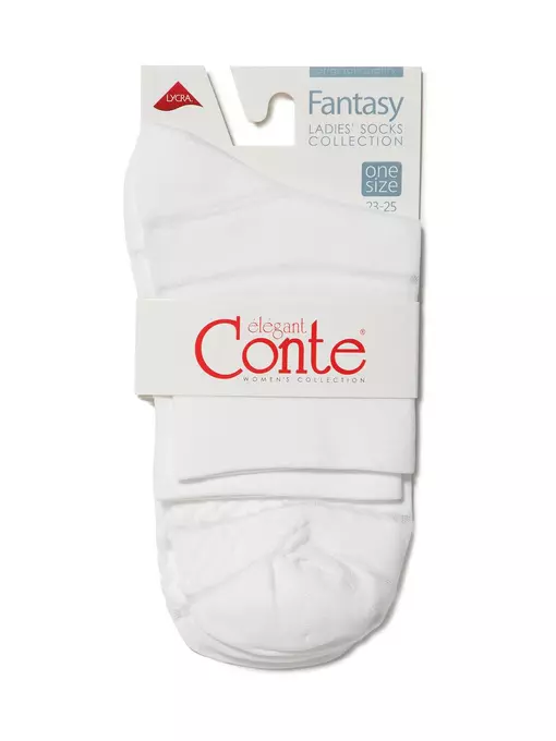 Носки женские conte fantasy bianco, 16С-85СП, 36-39 (23-25), CONTE ELEGANT,  - 3