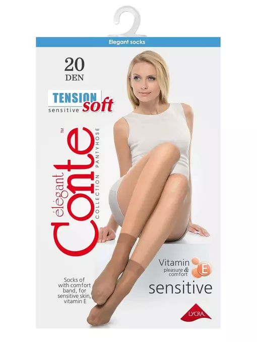 Носки женские conte tension soft 20 (1 пара), 14С-56СП, 36-39 (23-25), CONTE ELEGANT,  - 1