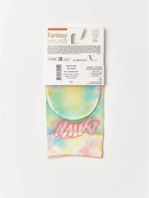 Носки женские conte fantasy с ярким принтом 248 mix, 18С-76СП, 36-39 (23-25), CONTE ELEGANT,  - 5