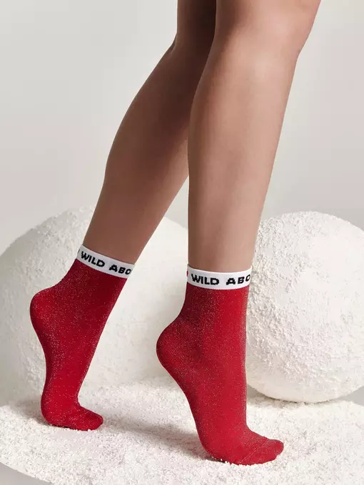 Новогодние женские носки conte new year 284 красный, 21С-83СП, 36-39 (23-25), CONTE ELEGANT,  - 2