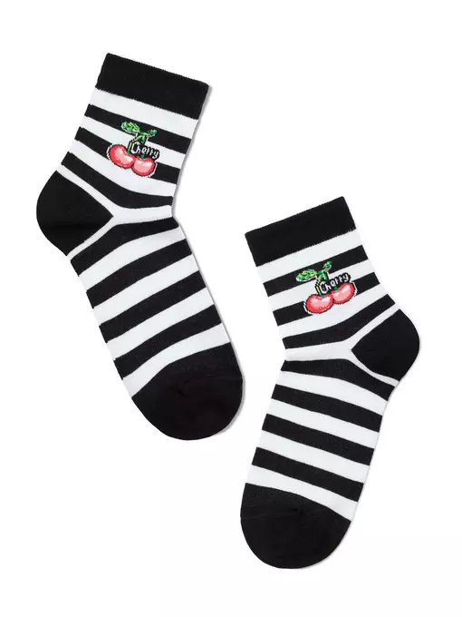 Носки женские conte classic 108 черный-белый, 7С-22СП, 36-37 (23), CONTE ELEGANT,  - 2