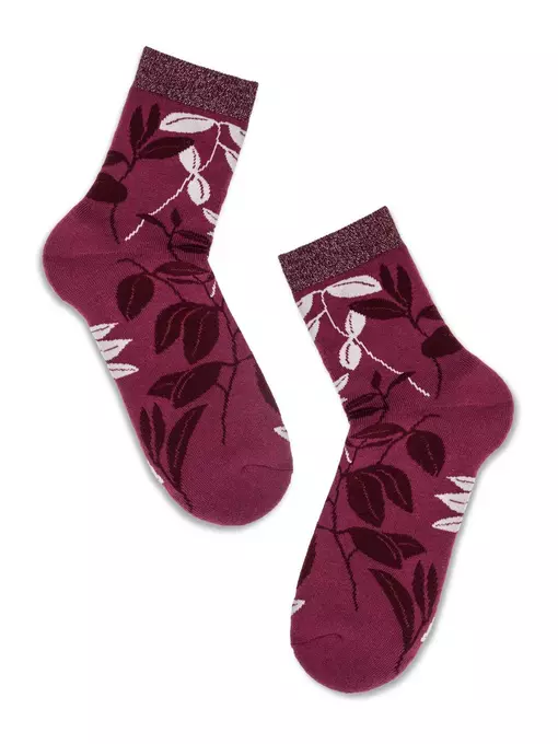 Махровые женские носки comfort 213 лиловый, 17С-64СП, 38-39 (25), CONTE ELEGANT,  - 2