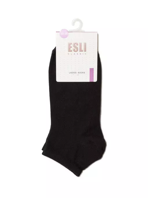 Носки женские esli classic (короткие) 000 черный, 14С-116СПЕ, 38-39 (25), ESLI,  - 3