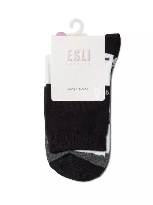 Носки женские esli classic 114 темно-серый, 15С-20СПЕ, 36-37 (23), ESLI,  - 3