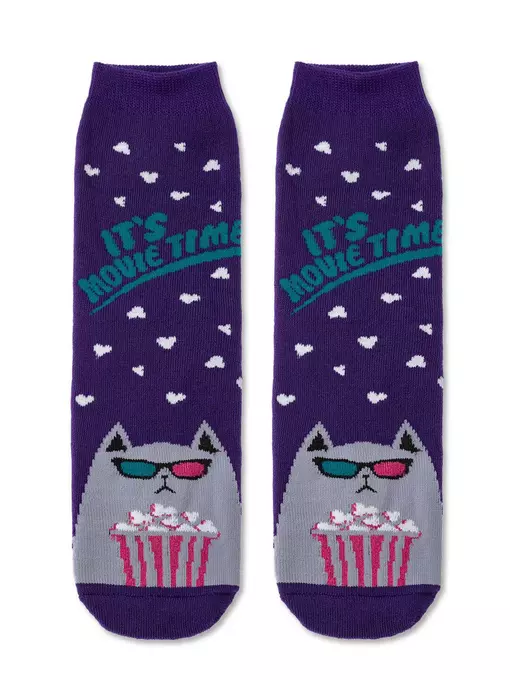 Носки женские esli home line 52-118  068 фиолетовый, 52-118, 36-37 (23), ESLI,  - 2