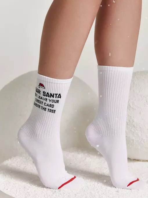 Новогодние женские носки conte new year 279 белый, 21С-34СП, 36-39 (23-25), CONTE ELEGANT,  - 2