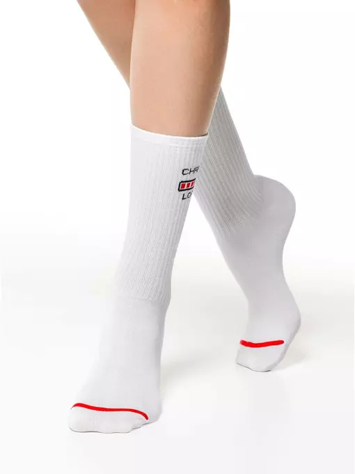 Новогодние женские носки conte new year 281 белый, 21С-34СП, 36-39 (23-25), CONTE ELEGANT,  - 2