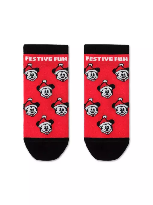 Новогодние женские носки conte new year disney 648 красный, 21С-74СПМ, 36-39 (23-25), CONTE ELEGANT,  - 4