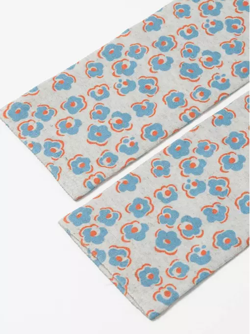 Носки женские с принтом из смесовой пряжи с хлопком и льном fantasy 403 бежевый, 20С-107СП, 36-39 (23-25), ,  - 4