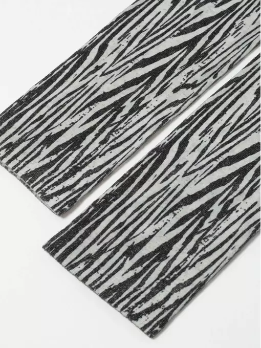 Носки женские с принтом из смесовой пряжи с хлопком и льном fantasy 405 бежевый, 20С-107СП, 36-39 (23-25), ,  - 5