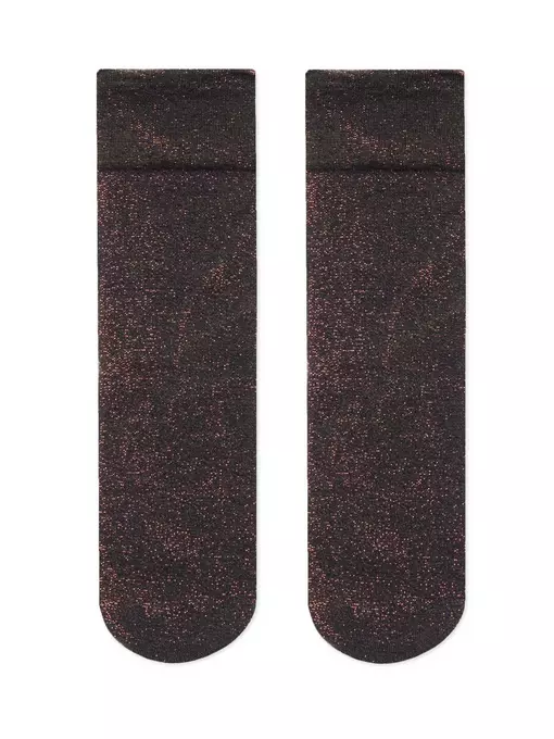 Носки женские сияющие с люрексом conte 21с-84сп shiny copper, 21С-84СП, 36-39 (23-25), CONTE ELEGANT,  - 3