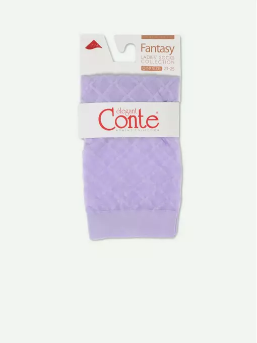 Носки женские в крупные ромбы conte 21с-145сп violet, 21С-145СП, 36-39 (23-25), CONTE ELEGANT,  - 4