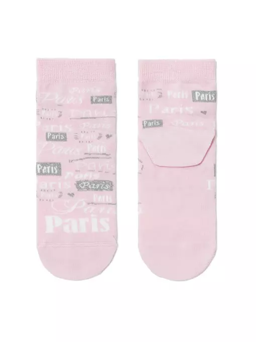 Носки женские хлопковые classic (люрекс) 120 светло-розовый, 16С-26СП, 36-37 (23), CONTE ELEGANT,  - 2