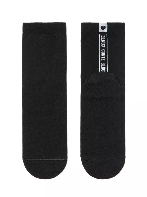 Хлопковые женские носки с рисунком "conte" 152 черный, 7С-22СП, 40-41 (27), CONTE ELEGANT,  - 3