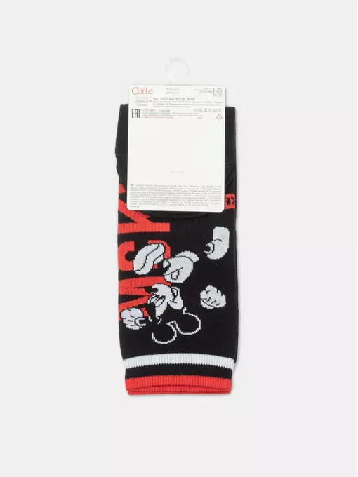 Носки женские хлопковые ©disney 367 черный, 17С-128СПМ, 36-39 (23-25), ,  - 6