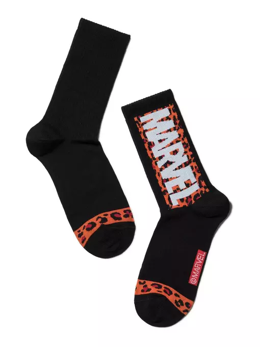 Удлиненные женские носки conte с рисунками ©marvel 178 черный, 19С-116СПМ, 36-39 (23-25), CONTE ELEGANT,  - 2