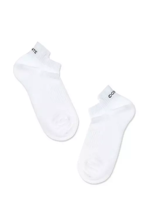 Ультракороткие женские хлопковые носки active с «язычком»  205 белый, 19С-245СП, 36-38 (23-25), CONTE ELEGANT,  - 3