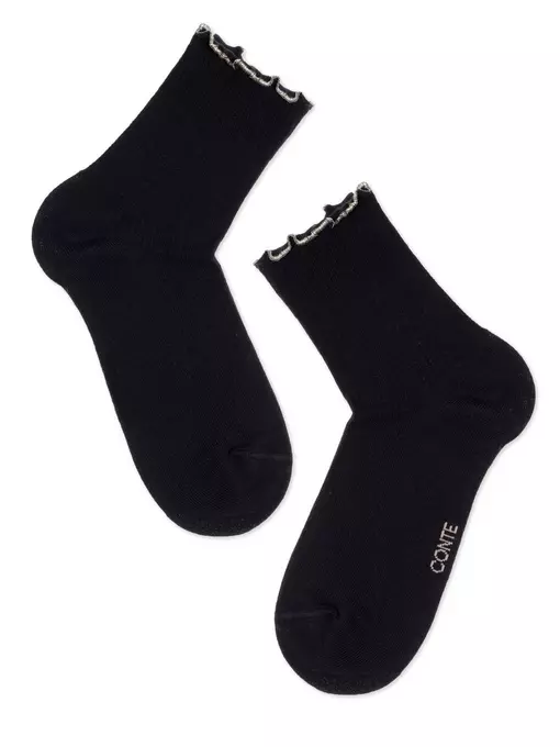 Носки женские хлопковые classic 253 черный, 20С-172СП, 36-37 (23), CONTE ELEGANT,  - 2