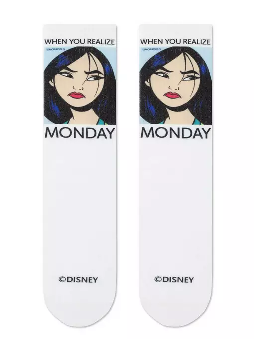 Носки женские хлопковые conte ©disney (удлиненные) 349 белый, 19С-236СПМ, 36-39 (23-25), CONTE ELEGANT,  - 2