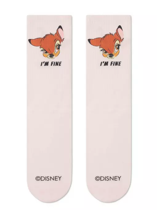 Носки женские хлопковые ©disney (удлиненные) 334 персик, 19С-236СПМ, 36-39 (23-25), CONTE ELEGANT,  - 2
