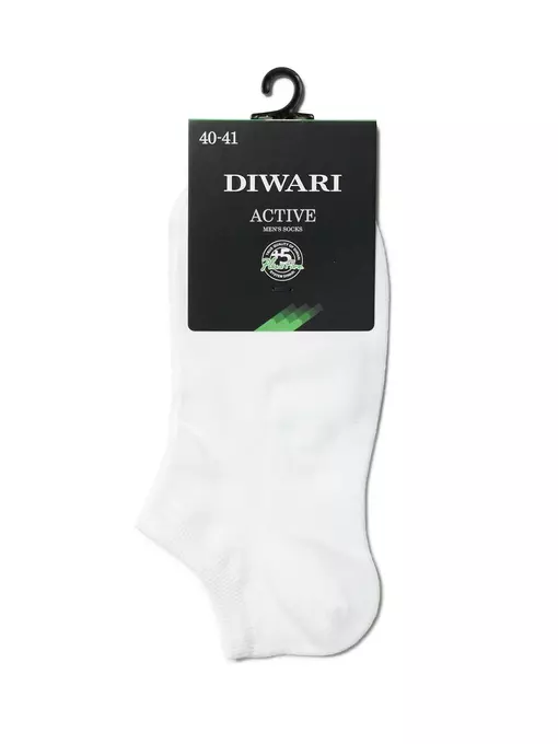 Мужские короткие спортивные носки diwari active 484 белый, 19С-181СП, 40-41 (25), DIWARI,  - 2