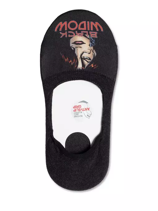 Подследники женские хлопковые с героями ©marvel 219 черный, 20С-28СПМ, 36-37 (23), CONTE ELEGANT,  - 2