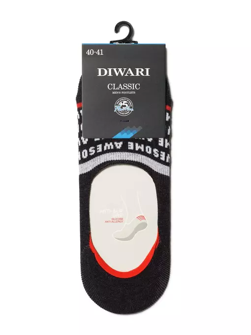 Подследники мужские classic 130 черный, 16С-17СП, 42-43 (27), DIWARI,  - 2
