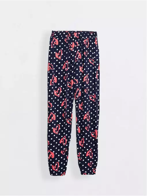 Брюки для девочек pois navy, 16С-135ДТСП, 128-68-60, CONTE ELEGANT,  - 4