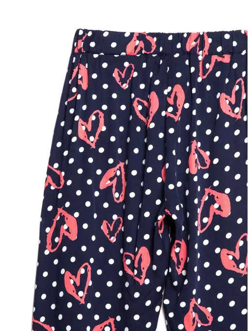 Брюки для девочек pois navy, 16С-135ДТСП, 128-68-60, CONTE ELEGANT,  - 5