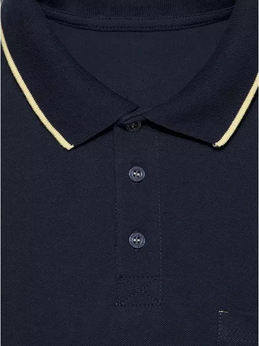 Футболка-поло с контрастной отделкой diwari md 944 patriot blue, 18С-720ТСП, 182-96/M, DIWARI,  - 7