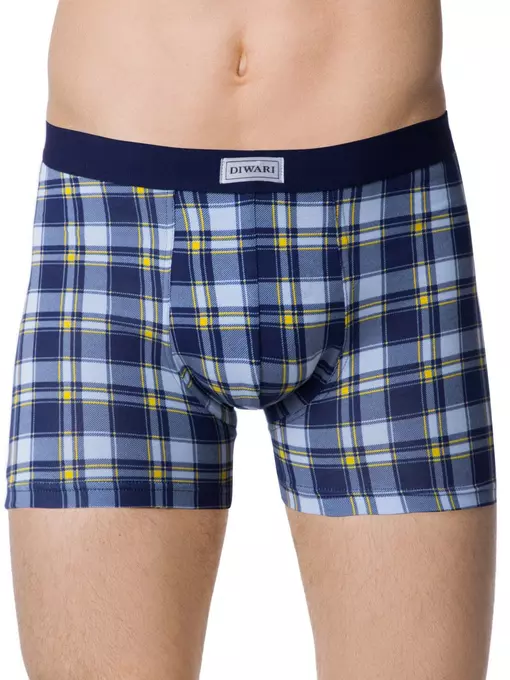 Трусы мужские diwari shape shorts msh 814 (в коробке) royal blue-yellow, , 94,98/L, DIWARI, - 1