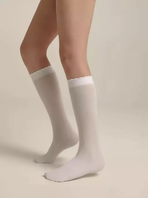 Детские матовые гольфы из микрофибры princess bianco, 22С-5СП, 18, CONTE ELEGANT,  - 3