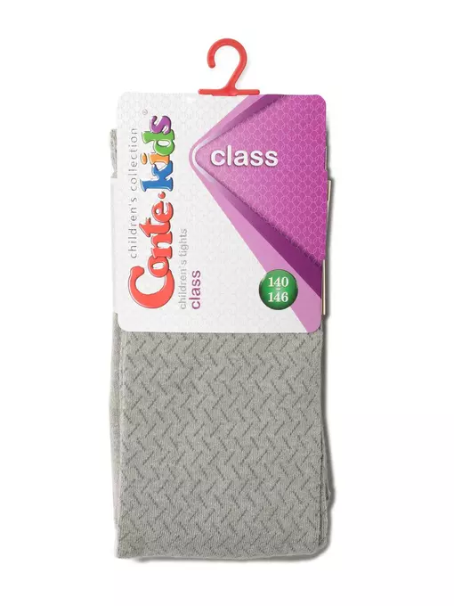 Колготки детские class 300 светло-серый, 7С-31СП, 150-152 (22), CONTE-KIDS,  - 2