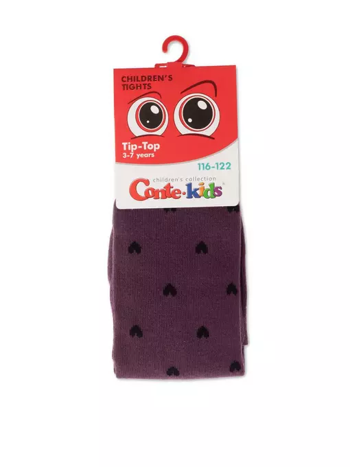 Колготки детские conte-kids tip-top 574 баклажан, 4С-04СП, 116-122 (18), CONTE-KIDS,  - 2