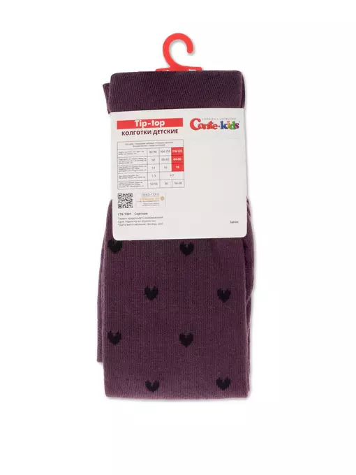 Колготки детские conte-kids tip-top 574 баклажан, 4С-04СП, 116-122 (18), CONTE-KIDS,  - 3