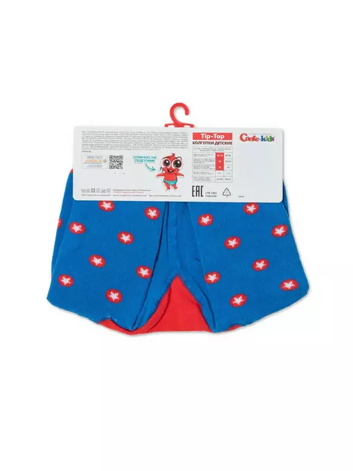 Колготки детские conte-kids tip-top 583 синий, 4С-01СП, 62-74 (12), CONTE-KIDS,  - 4