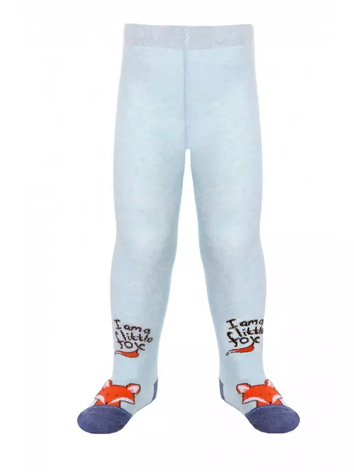 Колготки детские tip-top 440 бледно-бирюзовый, 4С-01СП, 62-74 (12), CONTE-KIDS,  - 2