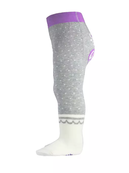 Детские колготки tip-top 383 серый-капучино, 4С-01СП, 62-74 (12), CONTE-KIDS,  - 3