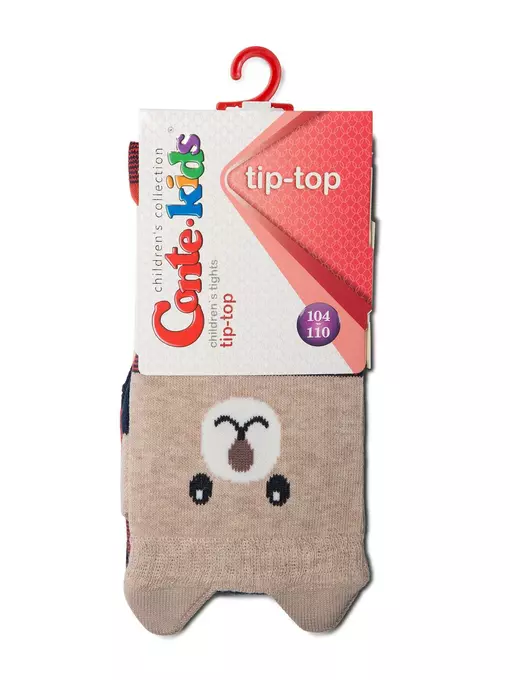 Колготки детские conte-kids tip-top (мордашки) 449 темно-синий-красный, 17С-60СП, 62-74 (12), CONTE-KIDS,  - 3