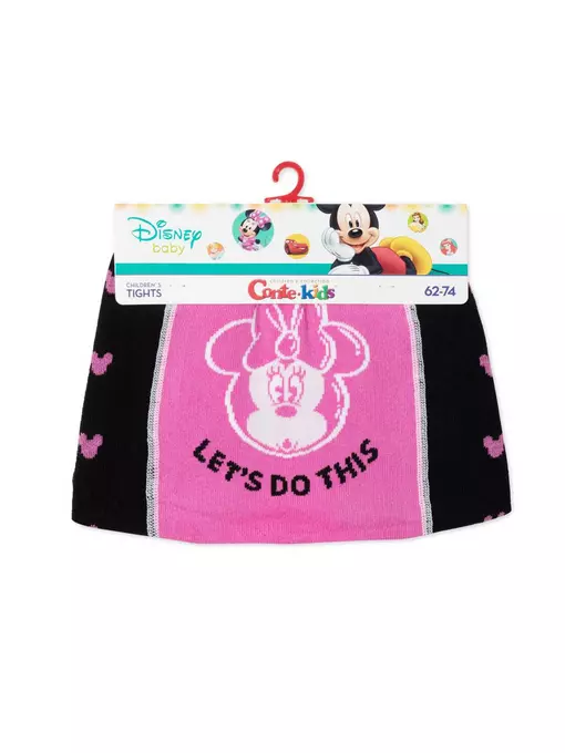 Колготки детские conte-kids ©disney 600 черный-розовый, 17С-130СПМ, 80-86 (14), CONTE-KIDS,  - 3