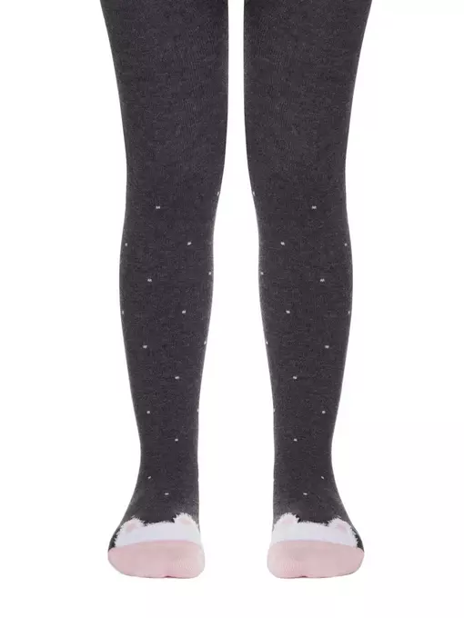 Колготки детские tip-top 504 темно-серый, 18С-266/1СП, 92-98 (14), CONTE-KIDS,  - 2