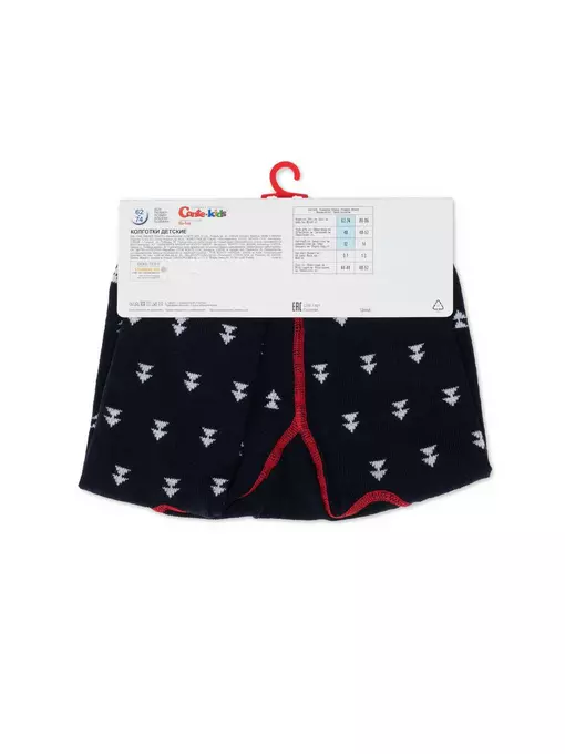 Колготки детские новогодние conte-kids new year 584 т.синий, 21С-31/1СП, 62-74 (12), CONTE-KIDS,  - 4